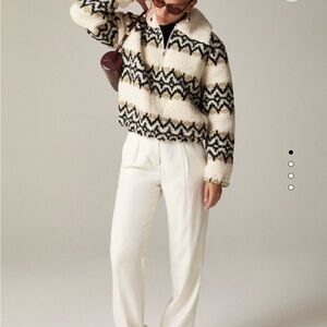 J. Crew Sherpa Half-Zip Fleece Pullover